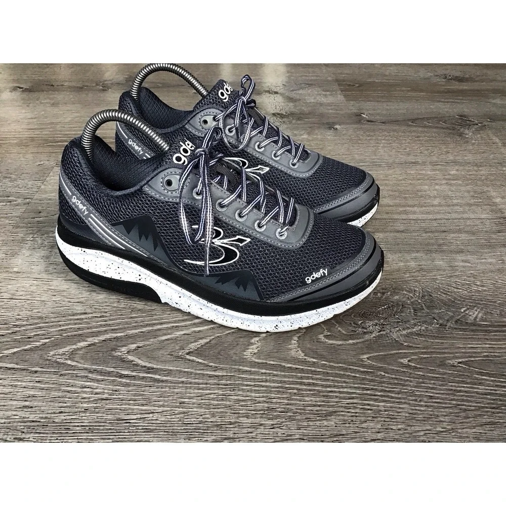 GDEFY By Gravity Defyer 'Orion' Women's 8.5 Walking Shoes Gray Comfort Sneakers
